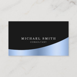 Personlig Anpassningsbar Elegant Modern Plain Meta Visitkort