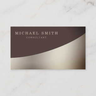 Personlig Anpassningsbar Elegant Modern Plain Meta Visitkort