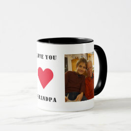 Personlig Anpassningsbar Family Photo Kärlek You G Mugg