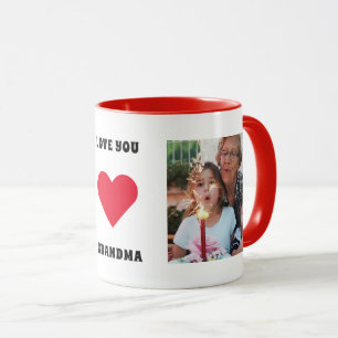 Personlig Anpassningsbar Family Photo Kärlek You G Mugg