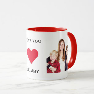 Personlig Anpassningsbar Family Photo Kärlek You M Mugg