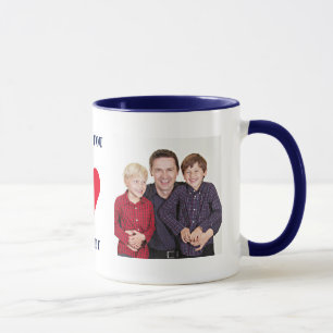 Personlig Anpassningsbar Family Photo Kärlek You P Mugg
