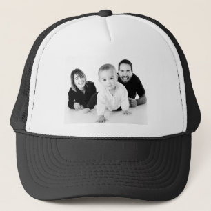 Personlig Anpassningsbar Family Photo Truckerkeps
