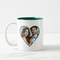 Personlig Anpassningsbar Foto Heart Mugg