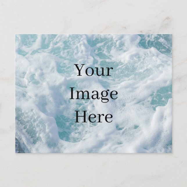 Personlig Anpassningsbar Foto och text Vykort (Framsida)