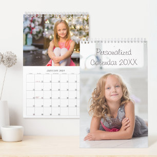 Personlig Anpassningsbar Fotokalender Kalender