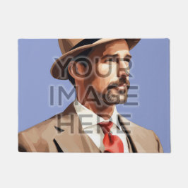 Personlig Anpassningsbar Fotoområde Matta kvadrati