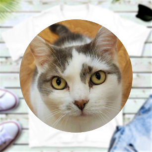 Personlig Anpassningsbar Fotostruktur Clothing Klistermärke