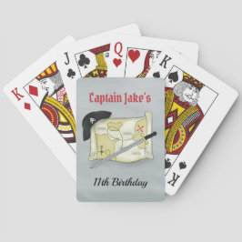 Personlig Anpassningsbar Funny Pirat Karta Gift Si Casinokort