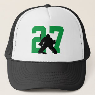 Personlig Anpassningsbar Hockey Goalie Number, Gr Keps