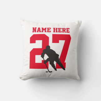 Personlig Anpassningsbar Hockey Player Namn Number Kudde