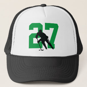 Personlig Anpassningsbar Hockey Player Number, Gr Keps