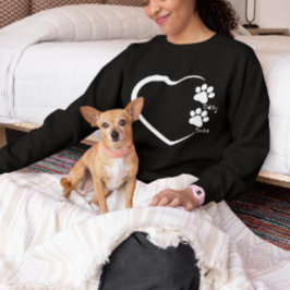 Personlig Anpassningsbar Hund Mamma Gift med Namn T Shirt