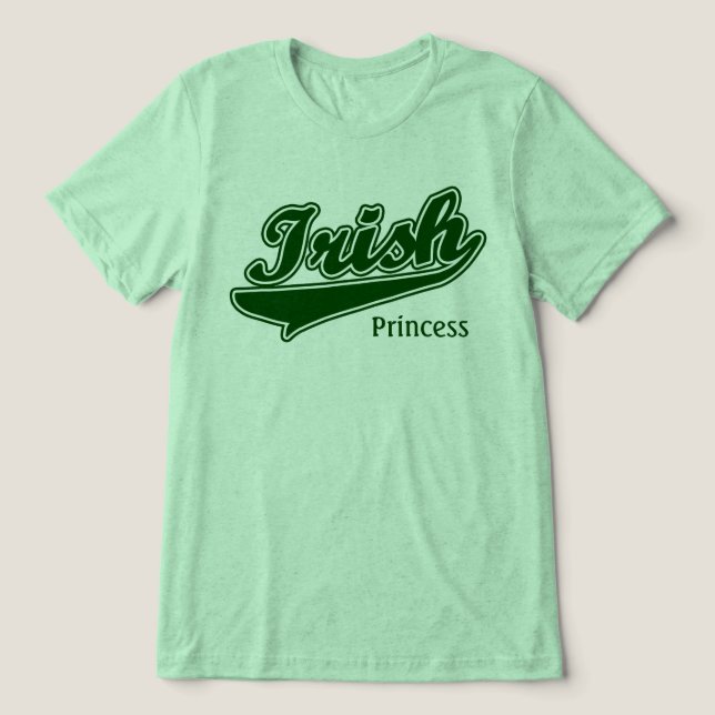 Personlig Anpassningsbar Irish T-Shirt (Design Framsida)