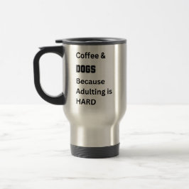 Personlig anpassningsbar-kaffepresentant för hund resemugg