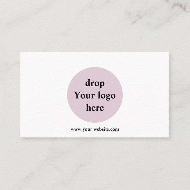 Personlig Anpassningsbar Logotyp för QR-kod för fö Visitkort (Framsida)