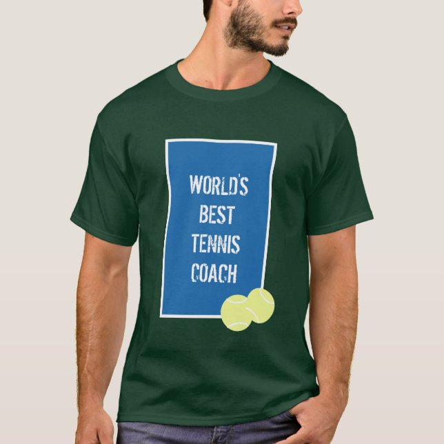 Personlig Anpassningsbar Message Tennis Court Grap T Shirt (Framsida)