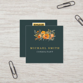 Personlig Anpassningsbar - minimalistisk modern QR Fyrkantigt Visitkort