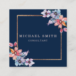 Personlig Anpassningsbar - minimalistisk modern QR Fyrkantigt Visitkort