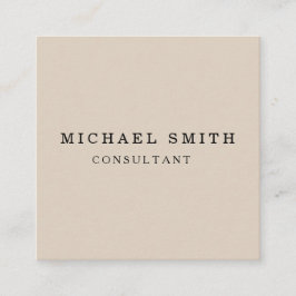 Personlig Anpassningsbar - minimalistisk modern QR Fyrkantigt Visitkort