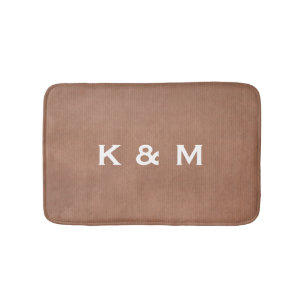 Personlig Anpassningsbar Monogrammed Bath Mat Badrumsmatta
