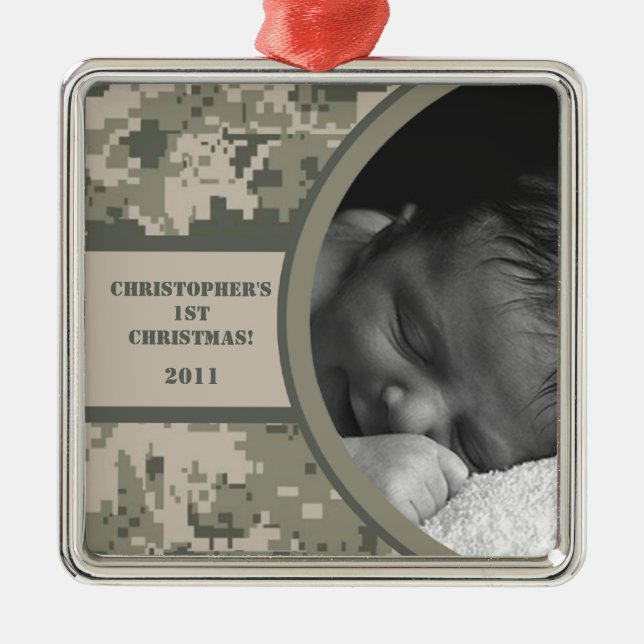 Personlig Anpassningsbar Ornament ARMY ACU Camofla (Framsidan)