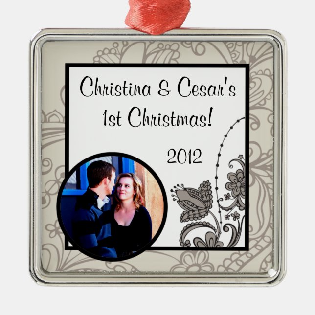 Personlig Anpassningsbar Ornament Grått  Arossnäck (Framsidan)