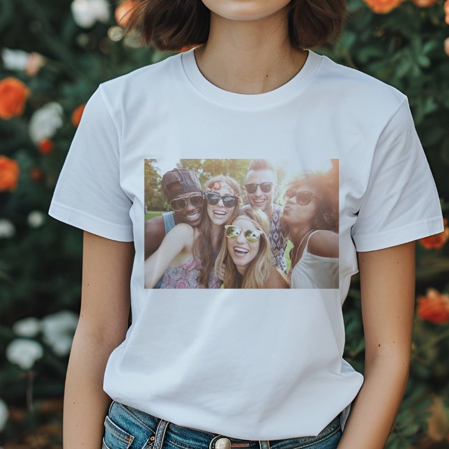 Personlig Anpassningsbar Photo Bild Vänner Family T Shirt (Skapare uppladdad)