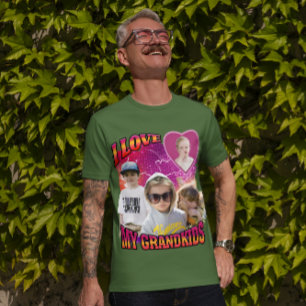 Personlig Anpassningsbar Photo Bootleg I kärlek Ba T Shirt
