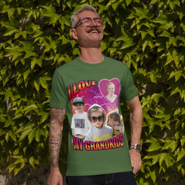 Personlig Anpassningsbar Photo Bootleg I kärlek Ba T Shirt (Skapare uppladdad)