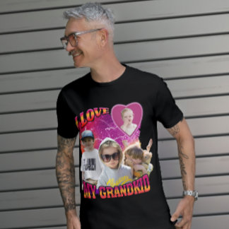 Personlig Anpassningsbar Photo Bootleg I kärlek fa T Shirt