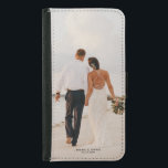 Personlig Anpassningsbar Photo Gift Plånboksfodral För Samsung Galaxy S5<br><div class="desc">Gör dina lyckligaste minnen till en personlig iphone case. En enkel knapphändig gåva som du kan lägga till ditt foto och namn för att göra det till din egen.</div>