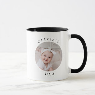 Personlig Anpassningsbar Photo Pappa Gift Mugg