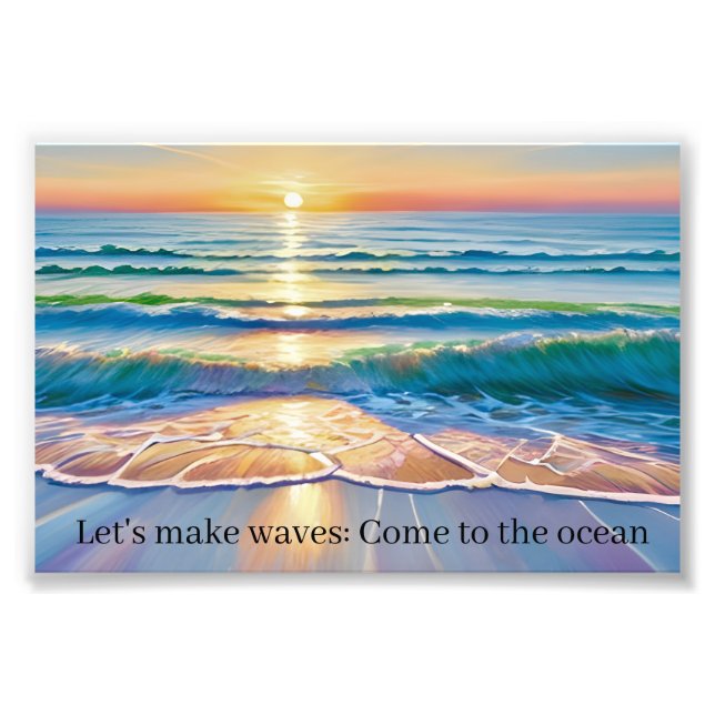 Personlig Anpassningsbar Photo Print Poster (Framsidan)