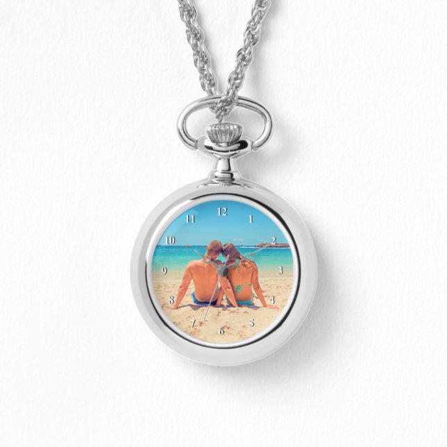 Personlig Anpassningsbar Photo Watch-design eget Armbandsur (Framsida)