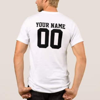Personlig & Anpassningsbar Sport Jersey T-Shirt