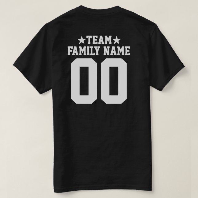 Personlig & Anpassningsbar Sport Team Jersey BK T- T Shirt (Design baksida)