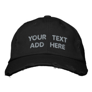 Personlig Anpassningsbar text med broderade tak Broderad Keps