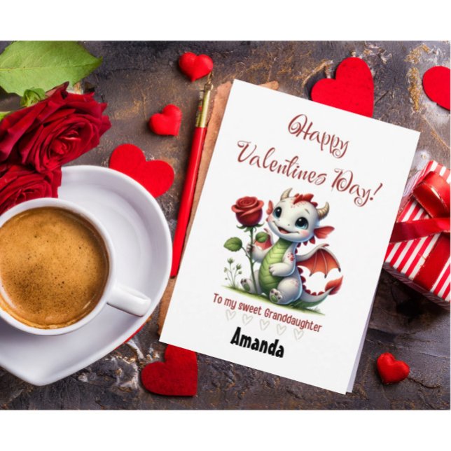 Personlig Anpassningsbar Valentines day Mordotter Julkort (Skapare uppladdad)