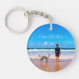 Personlig Anpassningsbarna Pet Photo Keychain