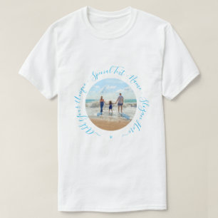Personlig Anpassningsbarnas foto och text T-Shirt