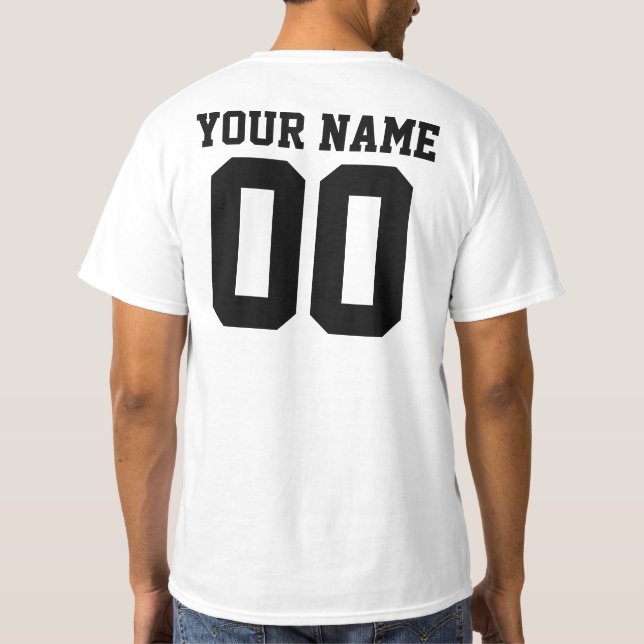 Personlig- & anpassningsbarsportJersey T-tröja T-shirt (Baksida)