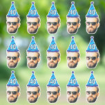 Personlig Ansikte Birthday Favors Bachelor Party Klistermärken<br><div class="desc">Personlig Ansikte Birthday Favors Bachelor Party , Byt ut ansikte mot ditt favoritfoto (se till skörd så mycket som möjligt till ansikte och använda en app för att ta bort bakgrunden) och anpassa den här roliga ansikte-presenten med ditt barn, make eller din pojkvän på den! Även en roligt och en...</div>