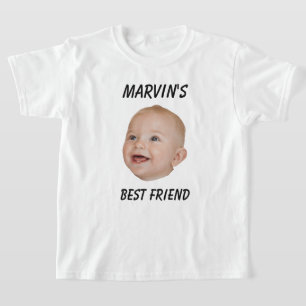 Personlig Ansikte Kids Boys Flick kalas T Shirt