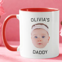 Personlig Ansikte Mugg, Anpassningsbar Baby Mugg,