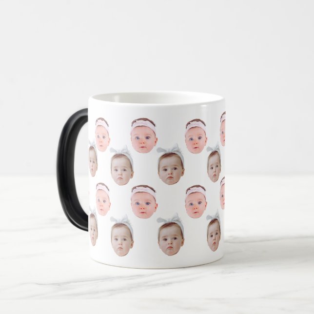 Personlig Ansikte Photo, Anpassningsbar Mugg Ansik (Framsida vänster)