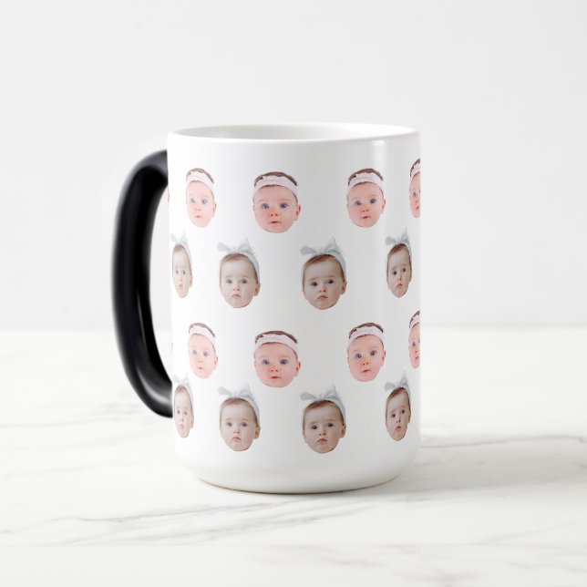 Personlig Ansikte Photo, Anpassningsbar Mugg Ansik (Framsida vänster)