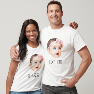 Personlig Ansikte Photo Funny T Shirt