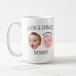 Personlig Ansikte Photo Mugg, Mors dag Gift Kaffemugg