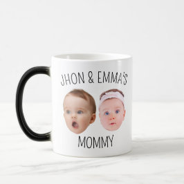 Personlig Ansikte Photo Mugg, Mors dag Gift Magisk Mugg